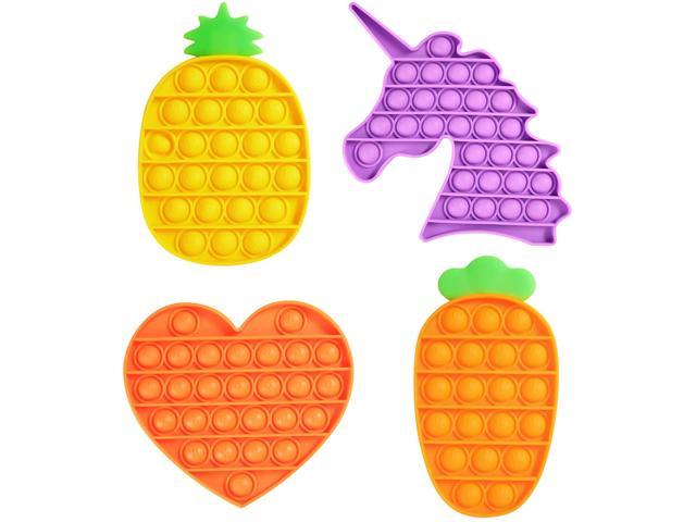 Pineapple Shape Sensory Fidget Toy Push ​​Pop Bubble Fidget Antistress Freeship 