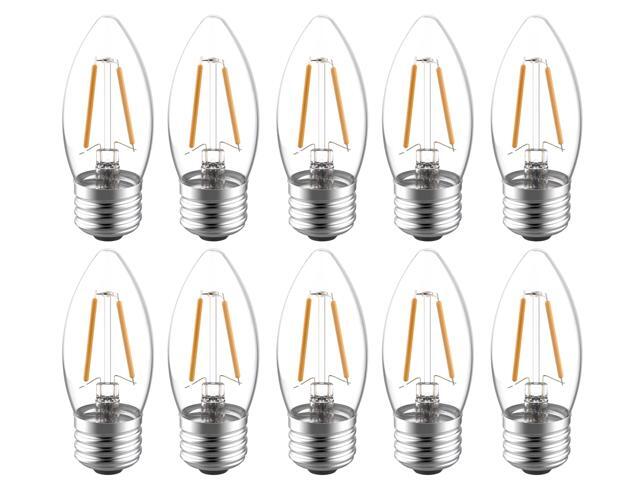 (10 bulbs) GE Reveal LED Decorative Light Bulb, 60 watt equivalent, 500 lumen, 5 watt, reveal HD light, most beautiful, dimmable... 