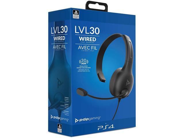 PDP on X: The LVL30 Wired Chat Headset for #PS4 features a mono