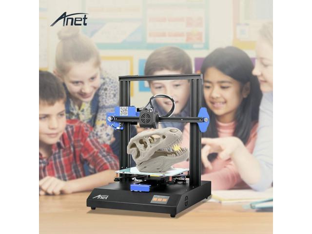 Online & Offline Print 220X220X250mm All Metal Frame 3D Printer 2.8 Inch Intutive Touch Screen Anet ET4X DIY 3D Printer Resume Printing 