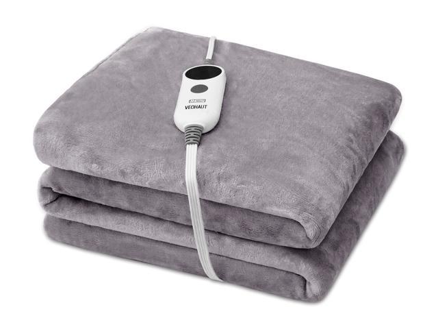 Heated Blanket Soft Portable Battery Powered Flannel USB Power Heating Throw Hot