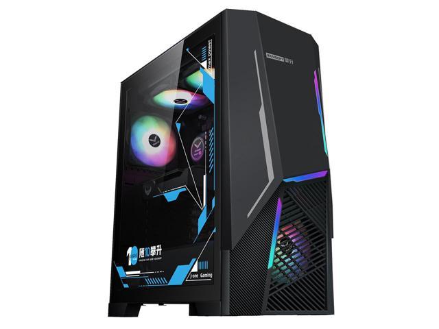 IPASON - Gaming PC - AMD Ryzen 7 5700X 3.4GHz - NVIDIA GeForce RTX 4060 Ti  - 32GB(16*2) DDR4 3200MHz - 1TB NVMe - 650W 80PLUS - 240MM AIO - WiFi -