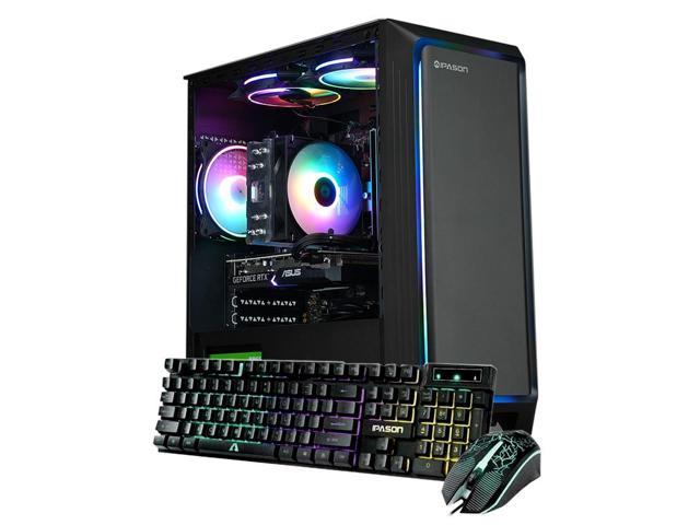 IPASON - Gaming desktop - AMD Ryzen 5 5600(6 core 3.5GHz) for free - NVIDIA RTX4060-16GB DDR4 3200MHz - 1TB M.2 NVMe - 650W PSU - Windows 11 home - WIFI - Gaming PC