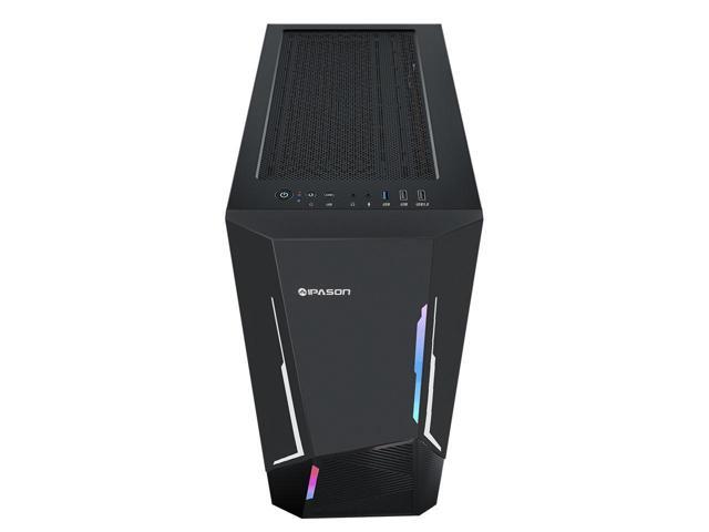 IPASON Gaming PC - Intel i7 12700F - GeForce RTX 3060 Ti - 16GB DDR4  3200MHz - 1TB M.2 NVMe SSD - Windows 11 home - RGB FANS - B240 AIO - 650W  PSU -