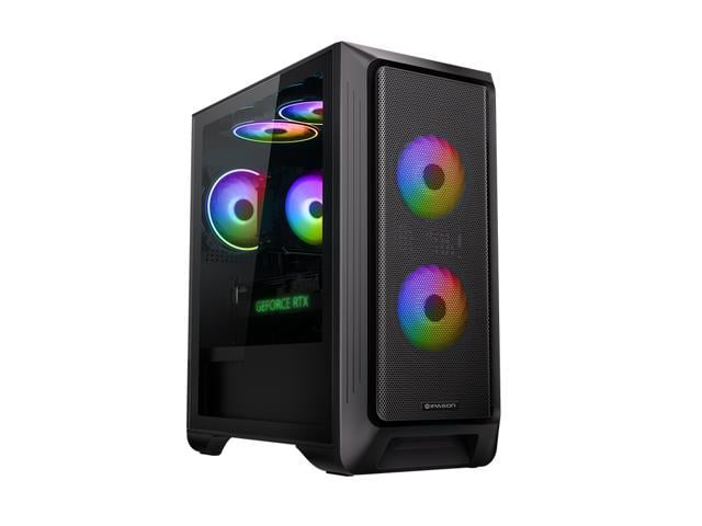 IPASON - Gaming Desktop -Intel Core i5 13th Gen 13400F upgrades to 13490F (10 Core up to 4.6GHz) - GeForce RTX 4070 - 1TB SSD NVMe - 32GB DDR5 4800MHz -650w- Windows 11 home - Gaming PC