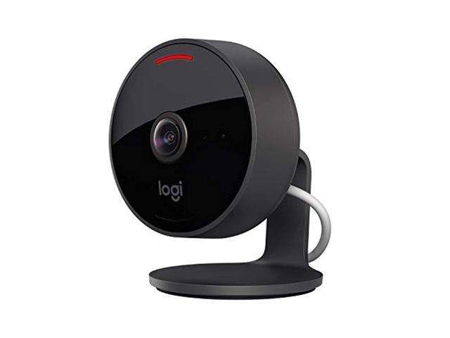 Wardian sag galning Røg logitech circle view weatherproof wired home security camera with logitech  trueview video, 180 wide angle, 1080p hd, night vision, 2-way audio, tilt  for privacy, encrypted, apple h - Newegg.com