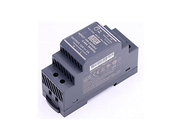 POWERNEX MEAN WELL NEW HDR-60-12 12V 4.5A 54W DIN RAIL POWER SUPPLY 