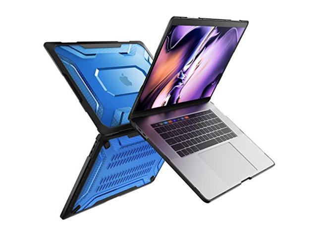 supcase [unicorn beetle series] case designed for macbook pro 16 inch a2141 (2019 release), slim rubberized tpu bumper cover with touch bar and touch id (blue)