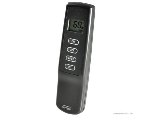 Battery Operated SKYTECH SKY-1001TH-A Fireplace remote control with Thermostat 