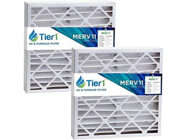 2 Pack Tier1 16x20x4 Merv 11 White Rodgers Replacement AC Furnace Air Filter 