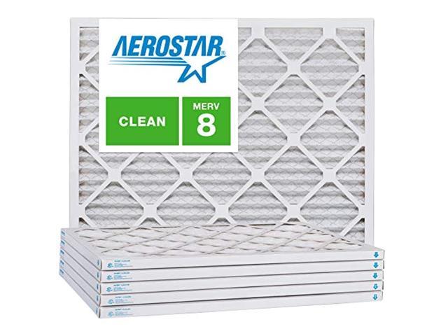 21-1/2x23-1/2x1 Dust and Pollen Merv 8 Replacement AC Furnace Air Filter 6 Pack 