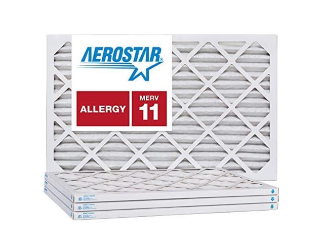 14x16x1 Box of 6 Aerostar 14x16x1 MERV 8 Pleated Air Filter Made in The USA 