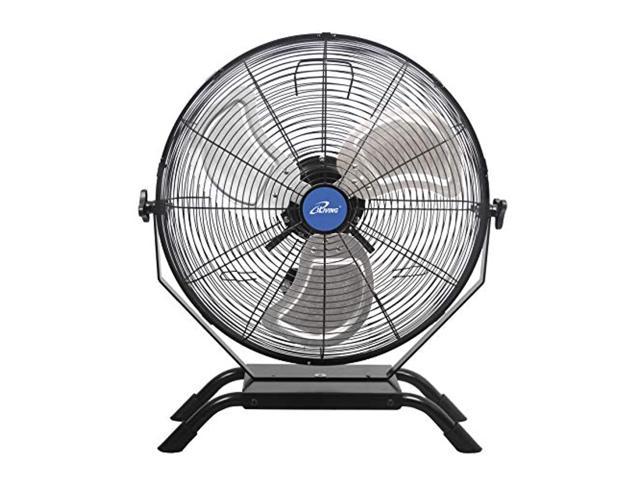 Photo 1 of *** MISSING PARTS***
 wall mounted/floor stand variable 20 inches speed indoor/outdoor weatherproof fan, industrial grade for patio, greenhouse, garage, workshop, and loading dock, 4650 cfm, bla