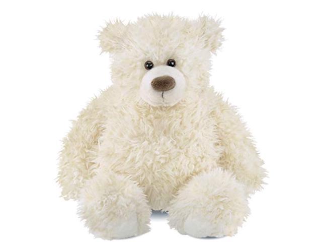 10 inches Bearington Baby Huggles Creamy White Plush Stuffed Animal Teddy Bear 