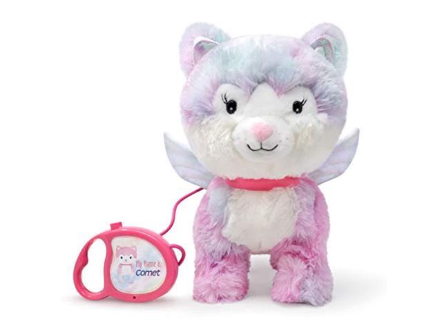 toy cat with leash