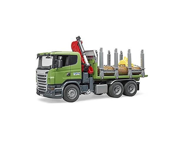 New Factory Sealed # Bruder #03524 Scania R-Series Timber Truck with 3 Logs