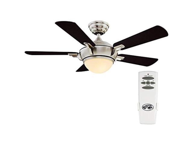 Hampton Bay 68044 Midili 44 Led Indoor Brushed Nickel Ceiling Fan With Light Kit And Remote Control Newegg Com - Hampton Bay Midili Ceiling Fan Remote Not Working