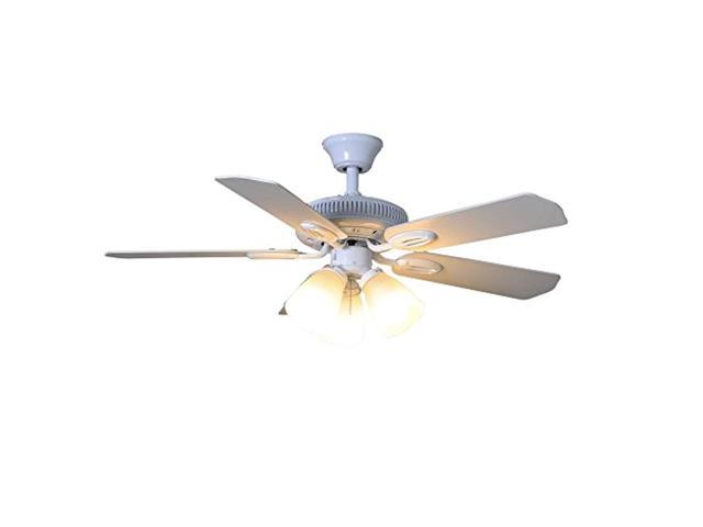 Hampton Bay Am212wh Glendale 42 In Indoor White Ceiling Fan With Light Kit Newegg Com - Replacement Mr77a Hampton Bay Home Decorators Collection Ceiling Fan Kit