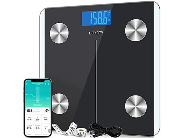 Photo 1 of Etekcity Digital Body Weight Scale, Smart Bluetooth Rechargeable Body Fat Analyzer Tracks 13 Key Compositions, 400 lbs