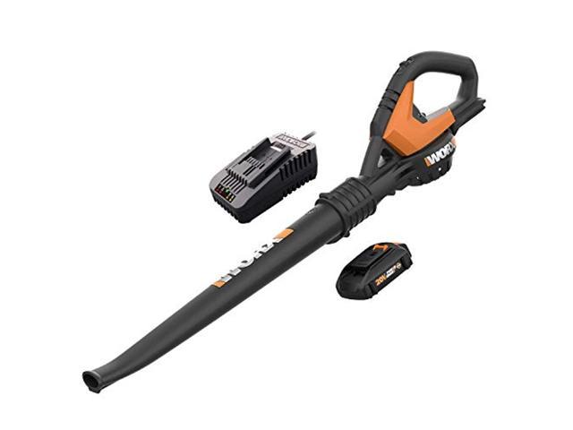 Photo 1 of worx wg545.6 20v 2.0ah cordless air leaf blower battery and charger included