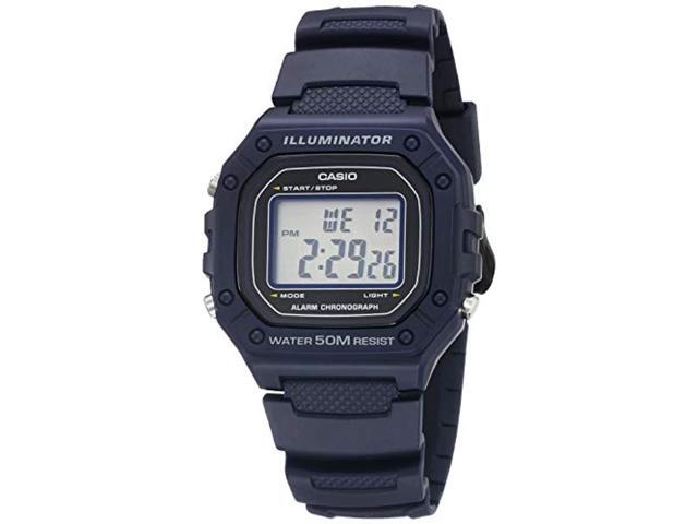 casio blue illuminator watch