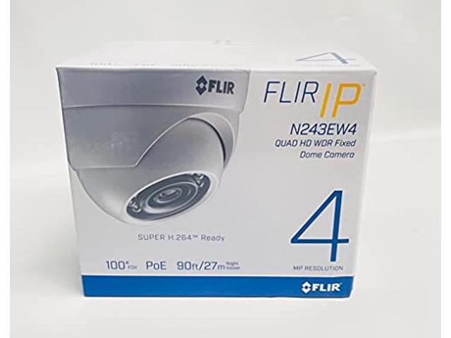FLIR Digimerge ME323 Outdoor Security Dome Camera White Flir MPX DVR 3.6mm Works with Lorex Camera Only 90ft Night Vision 1MP HD Fixed MPX