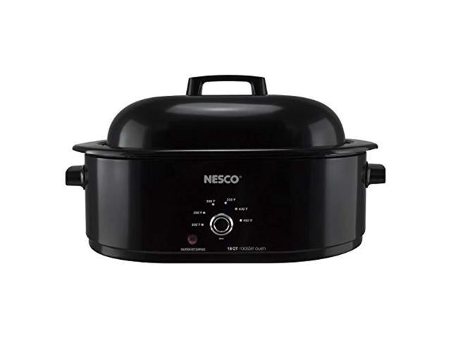 Photo 1 of *** DENTED AND SCRATCHED ***
nesco mwr18-13, roaster oven, 18 quarts, black
