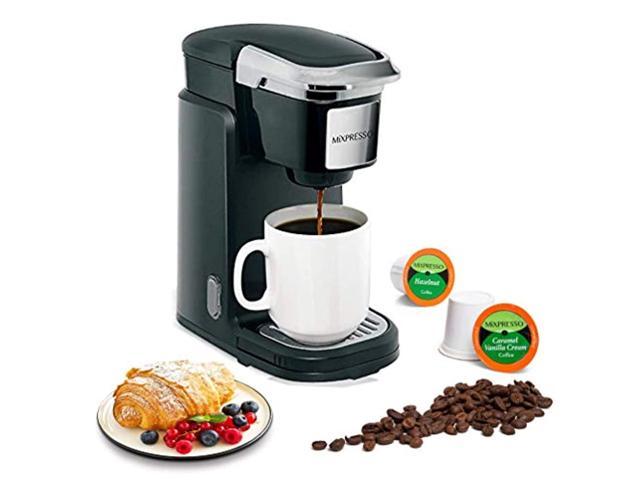 Mixpresso Original Design Single Serve One Cup Coffee Maker K Cup Compatible Travel Brewer 