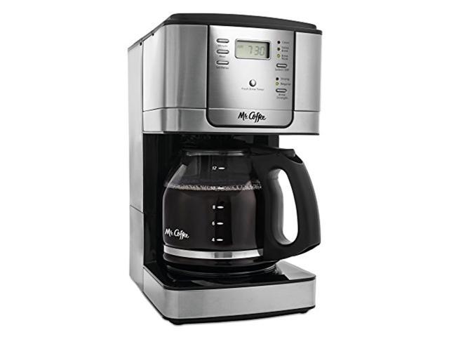Mr Coffee Machine Cafe Maker 12 Cup Programmable Stainless Steel Easy Clean NEW 