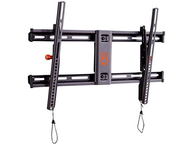 Photo 1 of echogear tilting tv wall mount with low profile design for 40" - 90" tvs - eliminate glare with 10 of smooth tilt - slides to center between studs & can be leveled after install