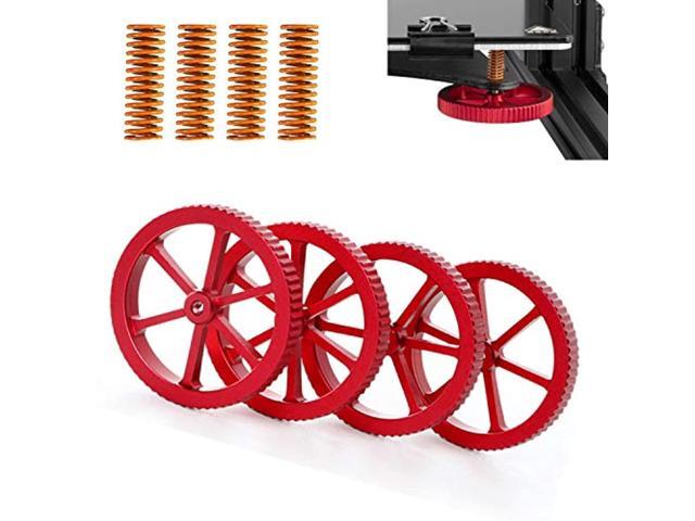 4X Pulley  For Creality CR-10 Ender 3 Pro 4X Springs 4X Hot Bed Leveling Nut 