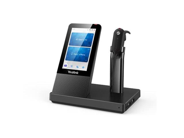 yealink wh67 convertible uc wireless noise canceling headset - this workstation works with usb enabled computers, deskphones, softphones and can connect to cell phones with bluetooth connectivity