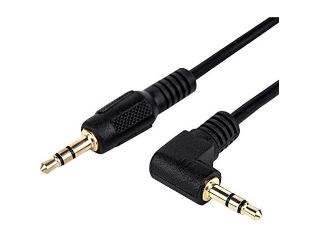 Rocstor Y10C192-B1 3Ft Slim 3.5Mm To Right Angle Sterio Audio Cable ...