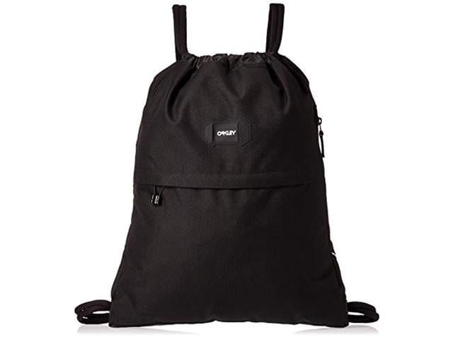 oakley men's street drawstring bag, blackout, one size 