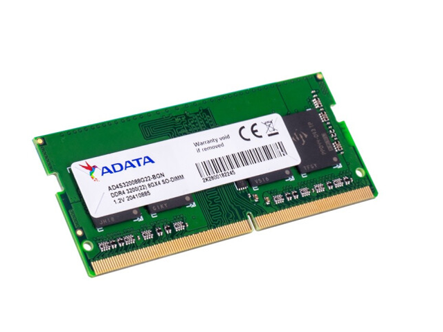 ADATA DDR4 8GB 3200MHz MT/s (PC4-25600) SODIMM 260-pin 1.2V laptop memory  module