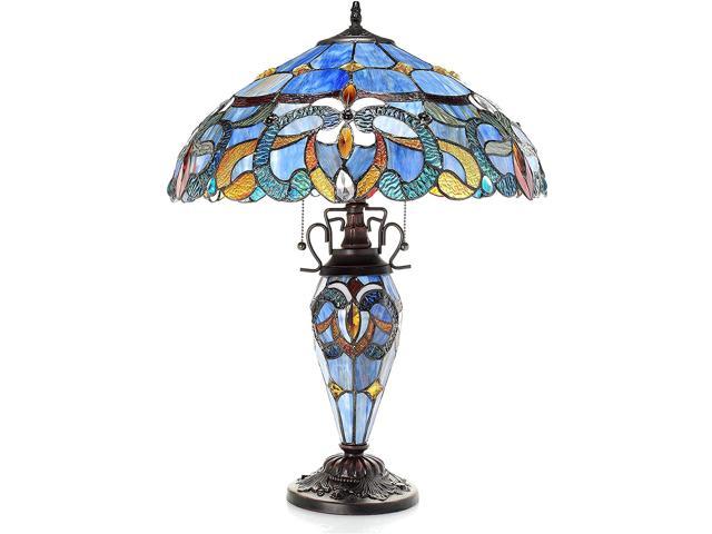 Photo 1 of Chloe Nora Double Lit Table Lamp, One Size, Multicolor