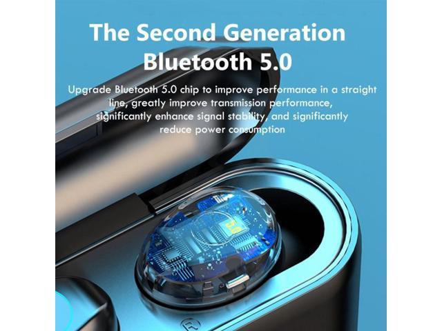 New 9D HiFi Bluetooth 5.0 CVC8.0 Noise Reduction Stereo Wireless TWS Bluetooth Headset