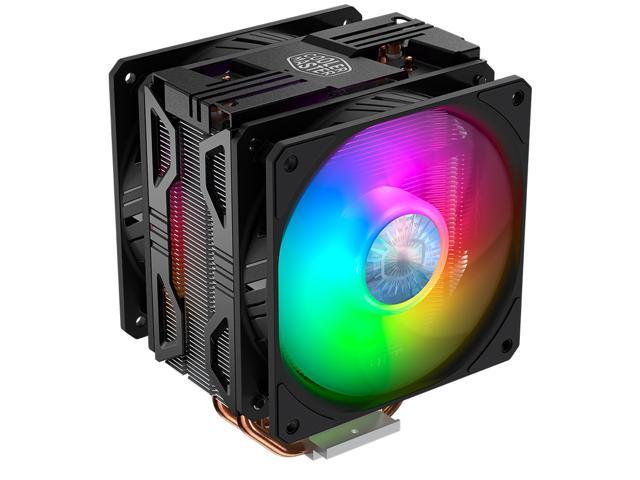 Cooler Master T400 Pro (Black) CPU Cooler, 4 CDC Heatpipes, Dual 120mm PWM Fan, Aluminum Fins for AMD Ryzen/Intel LGA1200/1151