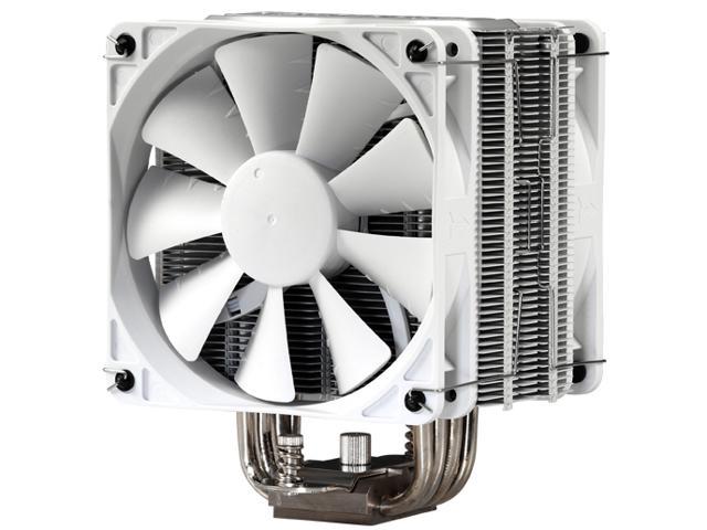 White Phanteks C Type Single Tower Cooler with Dual 140mm Premium Fans and PWM Adaptor PH-TC14CS Patented P.A.T.S and CPSC Coating 