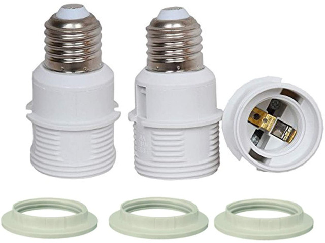 3-Pack E26 to E26 Socket Extender, OmaiLighting E27/E26 to E27/E26 Lamp ...