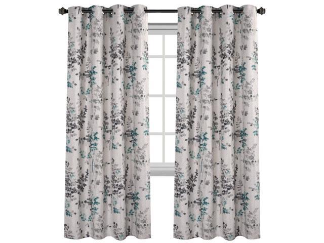 Linen Blackout Curtains 63 Inches Long, White Linen Curtains 63 Inches Long