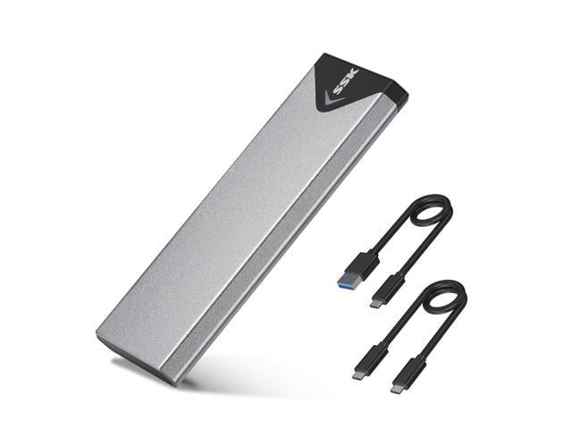 Nstcher USB 3.1 to M.2 NVME SSD Enclosure Portable Aluminum Type C Gen2 10Gbps Case