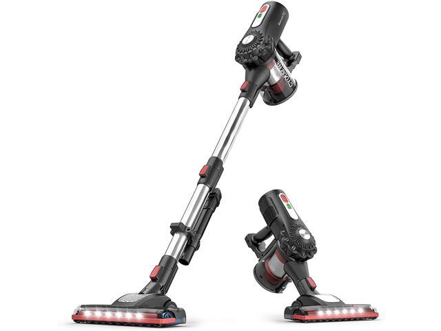 RoomieTEC Cordless Stick Vacuum Cleaner, 2 in 1 Handheld Vacuum with 120W Suction Power, Stainless Steel Filter, HEPA Filter, Designed for Floor, Carpet, and Pet Hair - RM595202105