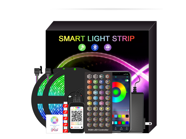 LED Strip Lights 10M 15M RGB Color Changing Tape Cabinet Kitchen TV Lighting US