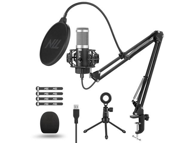 Bundle with Blucoil Boom Arm Plus Pop Filter Blue Snowball iCE USB Mic for Recording and Streaming on Windows and Mac Plug and Play Cardioid Condenser Microphone with Adjustable Stand Black 