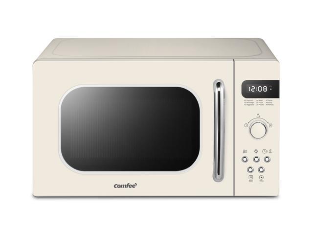 COMFEE' Retro Small Microwave Oven With Compact Size, 9 Preset Menus,  Position-Memory Turntable, Mute Function, Countertop Perfect For Spaces,  0.7 Cu Ft/700W, Cream, AM720C2RA-A - Yahoo Shopping
