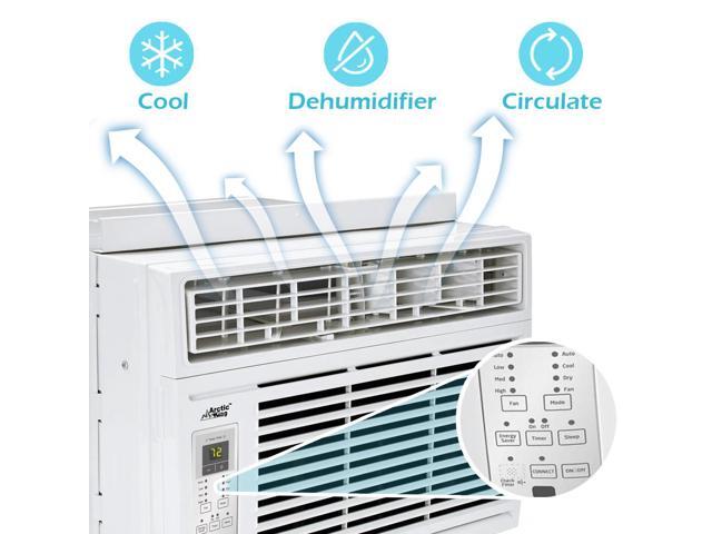 Midea MAW10C1AWT Arctic King 10,000 BTU Slide Casement Room Air