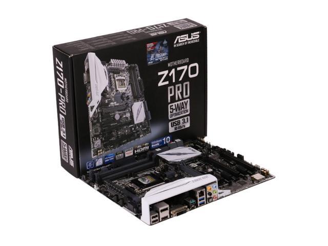 ASUS Z170-PRO LGA 1151 Intel Z170 HDMI SATA 6Gb/s USB 3.1 USB 3.0 ATX Intel  Motherboard