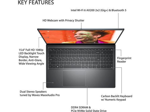 2021 Newest Dell Inspiron 5515 Touch Laptop, 15.6