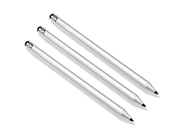 3 Pack-Black-Red-Silver Compact Form for Touch Screens High Accuracy Extra Sensitive PRO Stylus Pen for DragonTouch V80 with Ink